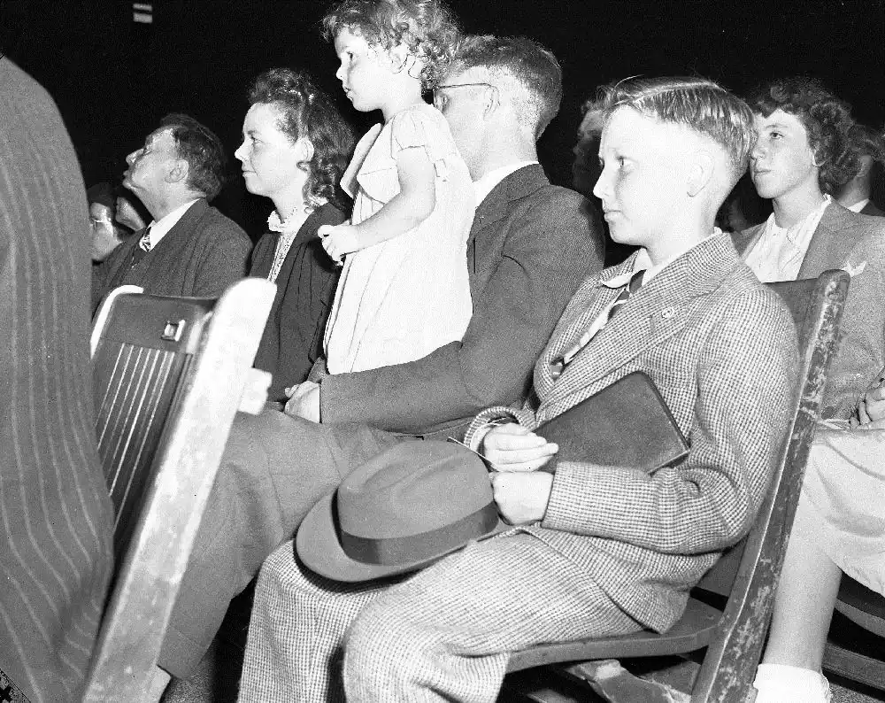 Archival photo from the Youth For Christ movement
