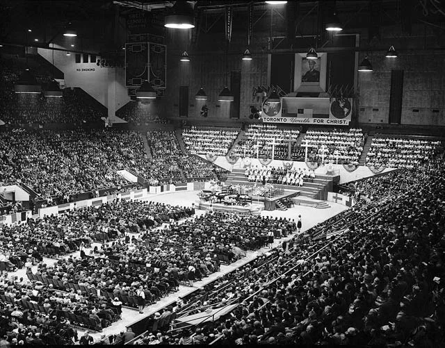 Archival photo from the Youth For Christ movement