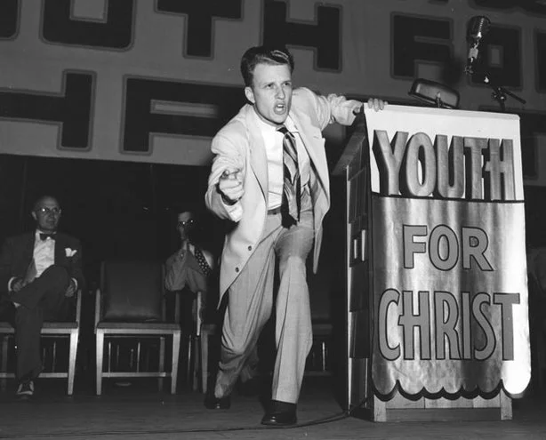 Archival photo from the Youth For Christ movement