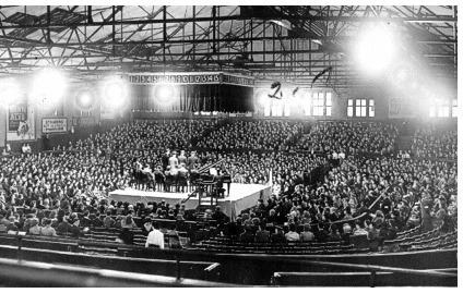 Archival photo from the Youth For Christ movement